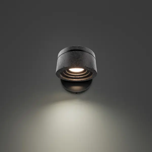 The Sorin combines organic natural stone with modern functionality, featuring adjustable LED lighting, integrated touch controls, and USB charging ports. Perfect for bedside or workspace applications requiring focused illumination.