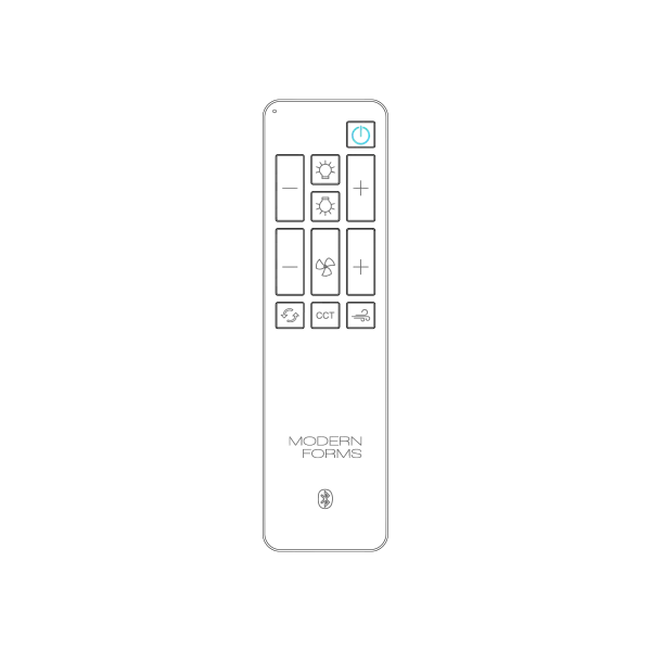 Modern Forms Bluetooth Remote Control with Wall Cradle - Image 1