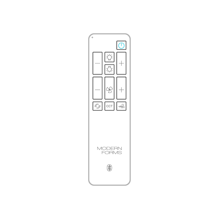 Modern Forms Bluetooth Remote Control with Wall Cradle - Image 1