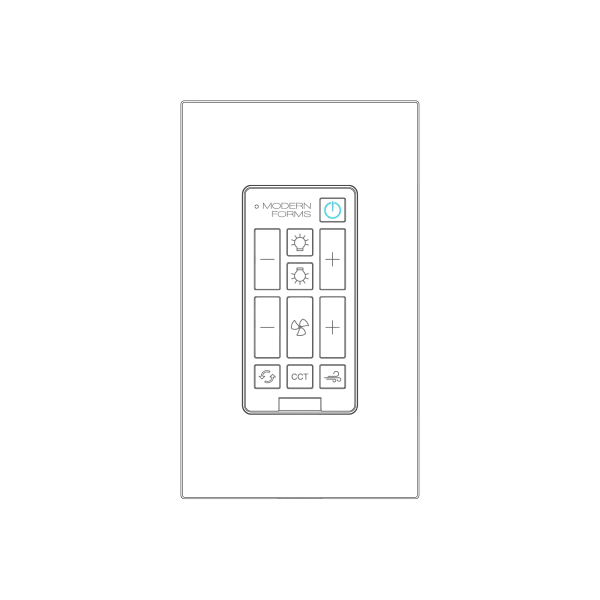 Modern Forms Bluetooth Wall Control with Uplight/Downlight - Image 2