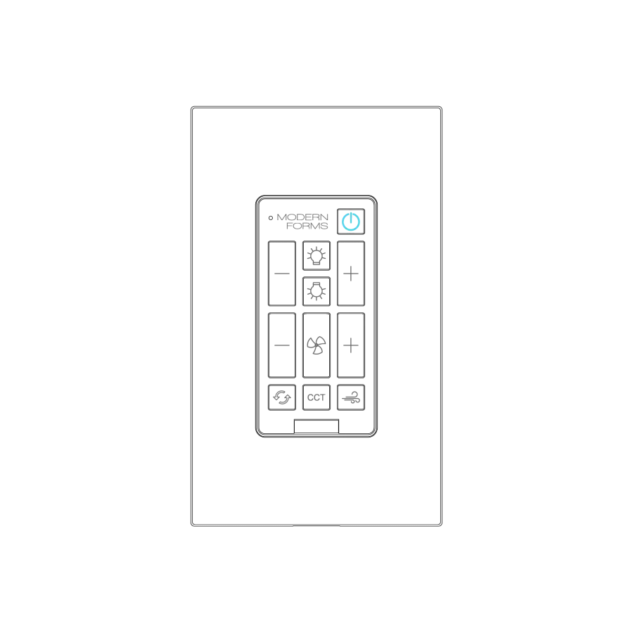 Modern Forms Bluetooth Wall Control with Uplight/Downlight - Image 2