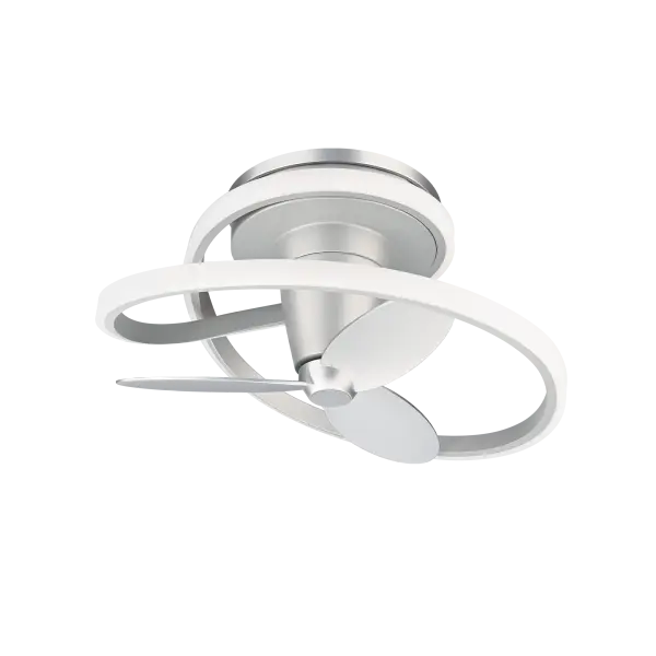 Veloce 28" Smart Flush Mount Ceiling Fan with Light