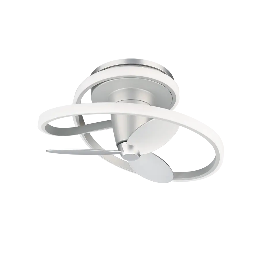 Veloce 28" Smart Flush Mount Ceiling Fan with Light
