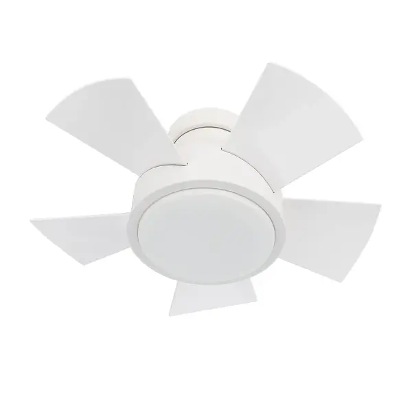 Vox 26" Flush Mount Ceiling Fan with LED Light