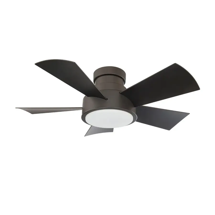 Vox 38" Flush Mount Ceiling Fan with Light