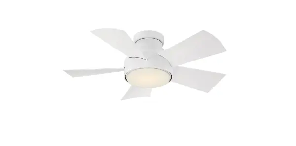 Vox 38" Flush Mount Ceiling Fan with Light