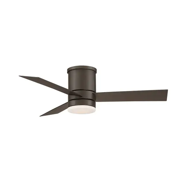 The Axis combines minimalist design with smart home integration, making it ideal for contemporary interiors and covered outdoor areas. Its wet-rated construction, energy-efficient DC motor, and app control deliver both style and substance.