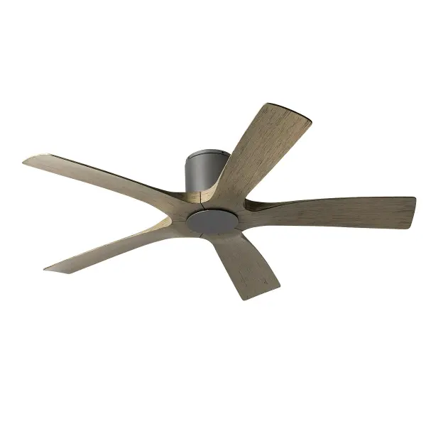 The Aviator 5 combines vintage aviation aesthetics with cutting-edge smart home technology. Its DC motor delivers exceptional airflow efficiency while running whisper-quiet, and the wet-rated design makes it perfect for both indoor and covered outdoor spaces.