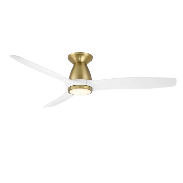 Skylark 54" Flush Mount Smart Ceiling Fan with LED Light