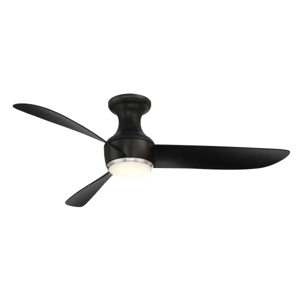 The Corona combines striking two-tone design with cutting-edge smart home integration. Its DC motor delivers powerful airflow up to 5,548 CFM while running 70% more efficiently than traditional fans, all controlled via app, voice, or remote.