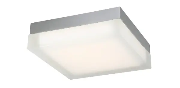 The Matrix delivers exceptional illumination in a compact, modern profile. Its thick white glass diffuser provides beautiful, even light distribution while the titanium finish adds contemporary sophistication.