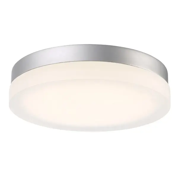 The Circa flush mount delivers high-performance LED lighting in a minimalist design perfect for hallways, stairways, and rooms with lower ceilings. Its layered glass construction optimizes light output while maintaining a clean aesthetic.