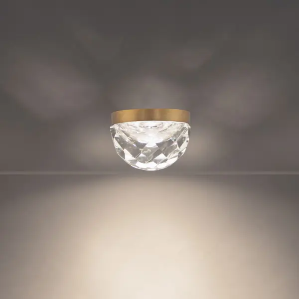 Compact Glamour: Crystal Elegance Meets Modern LED Efficiency