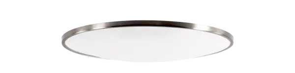 The Puck flush mount combines contemporary styling with high-performance LED technology. Its blow-molded diffuser and integrated chrome ring deliver shadow-free illumination with smooth ELV dimming capabilities.