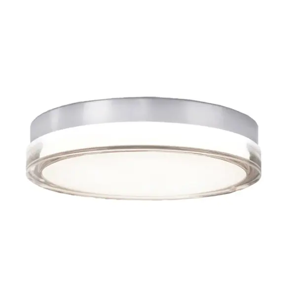 The Pi combines weather-resistant 316 stainless steel construction with a high-output LED system delivering 2,745 lumens. Its low-profile design and twist-lock installation make it ideal for covered outdoor spaces and modern interiors alike.