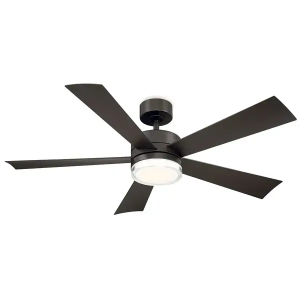 The Wynd 52" combines transitional style with cutting-edge smart home integration. Features silent DC motor, app control, voice assistant compatibility, and wet-rated durability for indoor or outdoor use.