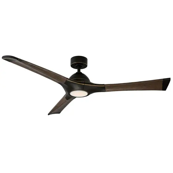 The Woody combines rugged outdoor durability with smart home integration. Solid wood blades treated for weather resistance, whisper-quiet DC motor, and comprehensive app control make this a premium choice for covered outdoor spaces.