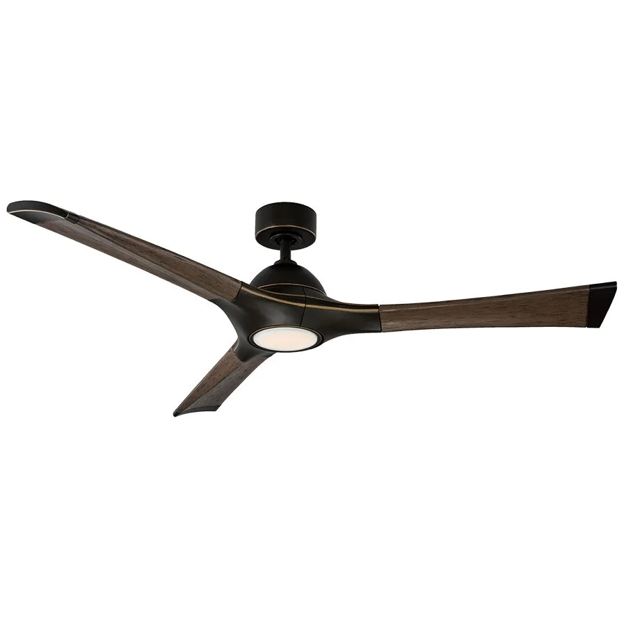 Woody 60" Smart Ceiling Fan with Light