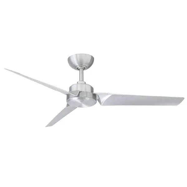 The Roboto combines sleek contemporary design with smart home integration and exceptional energy efficiency. Its DC motor delivers powerful airflow while using 70% less energy than traditional fans, and wet rating makes it perfect for covered patios and humid environments.