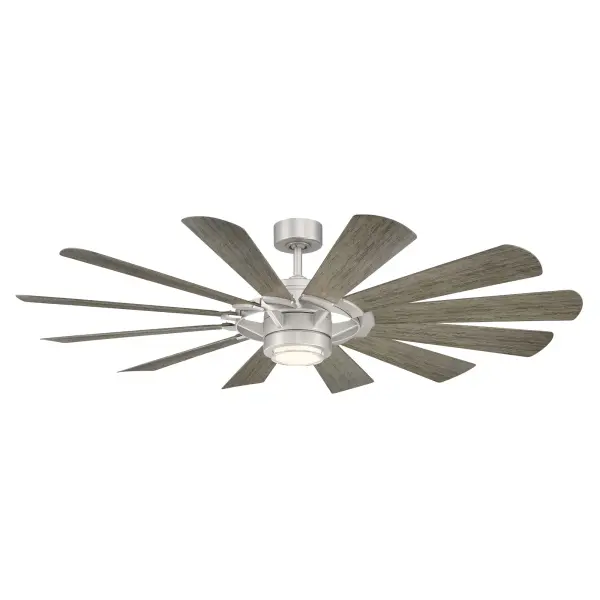 The Wyndmill delivers commercial-grade performance in a striking 65" design. With 9,505 CFM on high, wet-rated durability, and smart home integration, it's ideal for large outdoor spaces and great rooms requiring serious airflow.