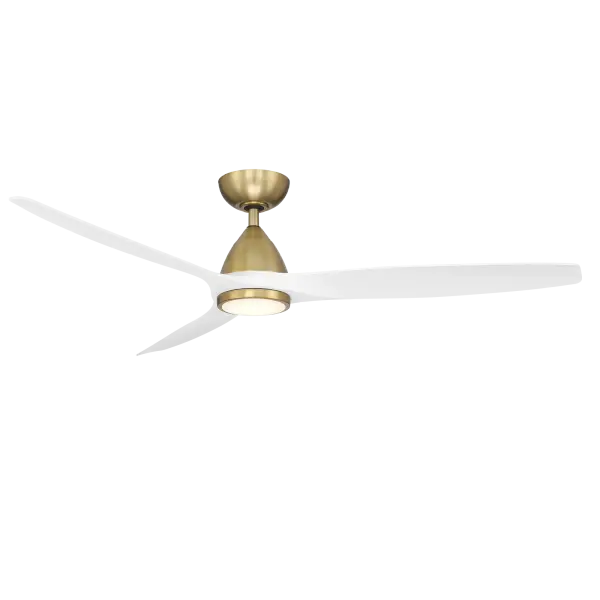 The Skylark combines sleek mid-century design with cutting-edge smart home technology. Its DC motor delivers powerful airflow at whisper-quiet levels while integrated LED lighting provides brilliant illumination. Control via app, voice, or remote.