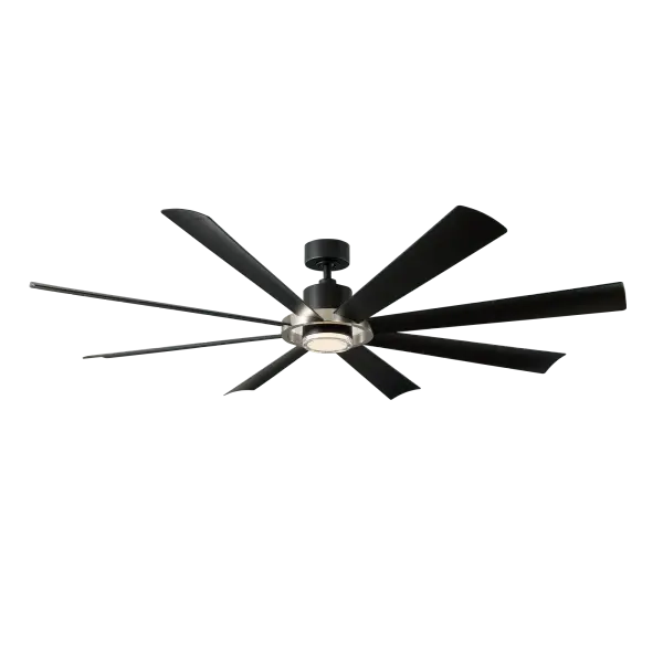 The Aura combines striking modern design with cutting-edge smart technology. Its 72-inch blade span and powerful DC motor deliver exceptional airflow while using 70% less energy than traditional fans. Integrated LED lighting and smart home compatibility make it ideal for large contemporary spaces.