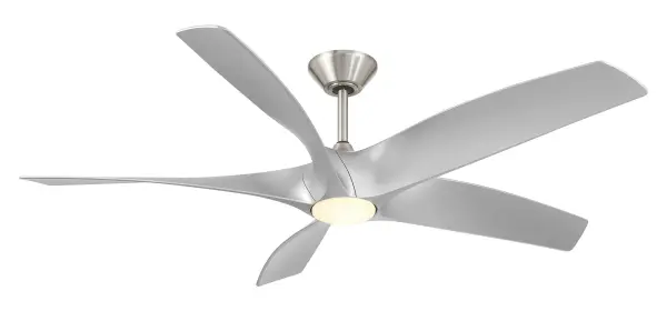 The Zephyr 5 combines cutting-edge smart home integration with whisper-quiet DC motor technology and elegant modern design. Its 62-inch blade span delivers powerful airflow while the integrated LED light with adjustable color temperature provides versatile illumination.