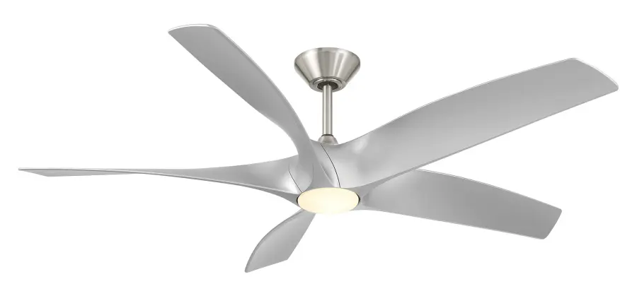 Zephyr 5 Downrod Ceiling Fan with Light - 62 Inch