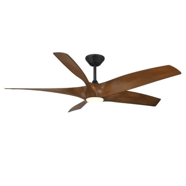 The Zephyr 5 combines cutting-edge smart home integration with whisper-quiet DC motor performance and sophisticated modern design. Its 62-inch blade span delivers powerful airflow while the integrated LED light with adjustable color temperature provides versatile illumination.