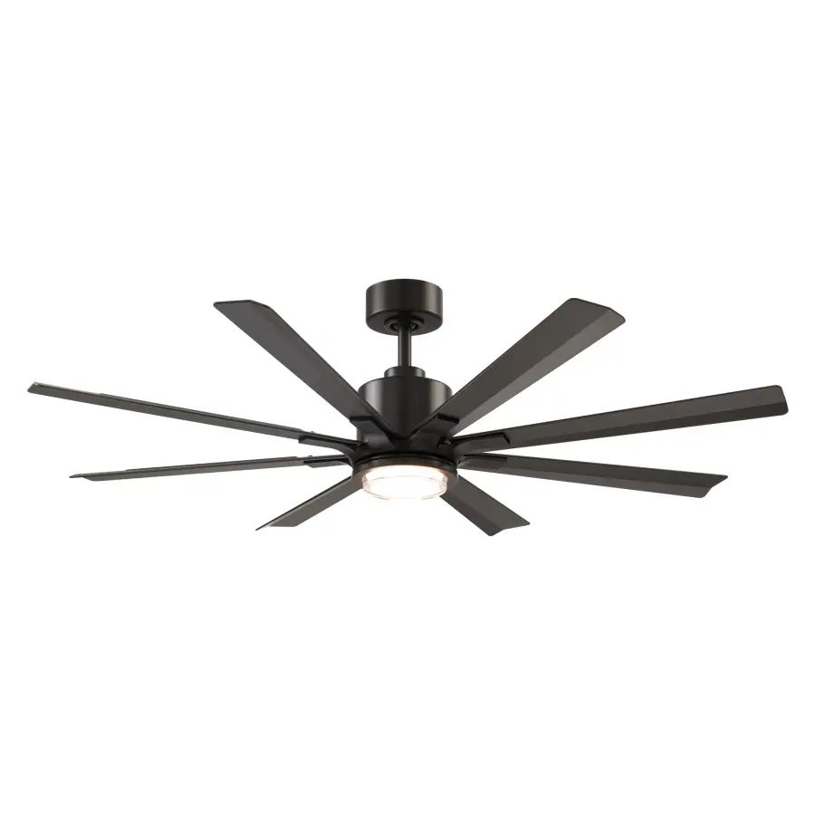 Size Matters 56" Ceiling Fan with Light - Image 1