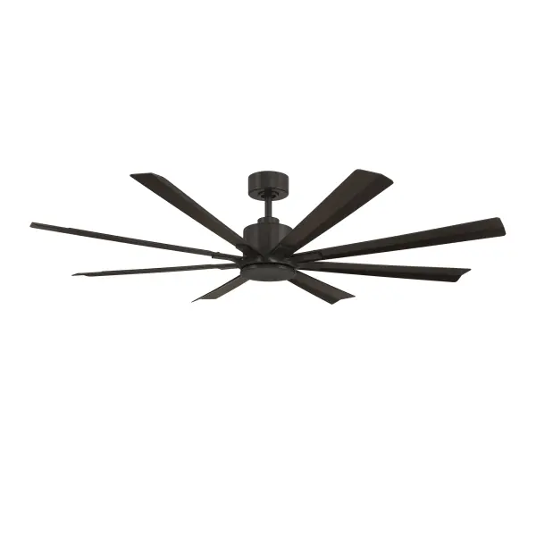 The Size Matters 65" fan delivers exceptional performance with 8,329 CFM on high speed, smart home integration, and whisper-quiet DC motor operation. Perfect for large indoor and outdoor spaces requiring maximum air circulation. - alternate view