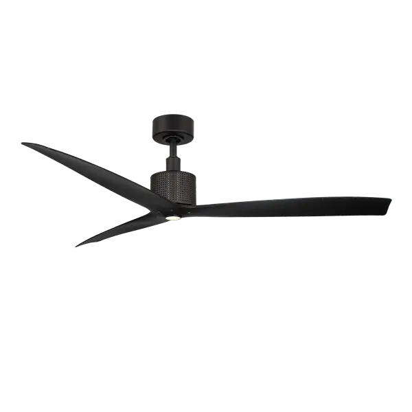 The Spinster combines exceptional airflow (6258 CFM) with smart home integration, featuring a whisper-quiet DC motor, dimmable LED lighting, and elegant perforated housing. Perfect for large spaces requiring both style and performance.
