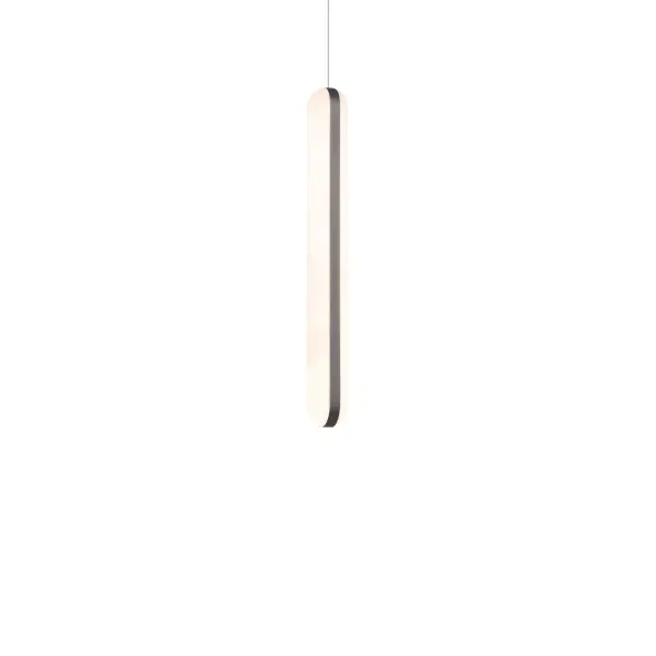 The Cadiz Mini Pendant showcases authentic Spanish Alabaster in a sleek 18-inch cylindrical design, perfect for creating dramatic grouped installations. High-quality LED illumination highlights the stone's natural patterns.