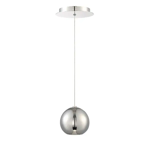 The Acid Mini Pendant combines artistic metallic design with high-output LED technology. Its compact 4.5-inch diameter makes it perfect for clustering or solo placement in smaller spaces, delivering 485 lumens with exceptional 90 CRI.