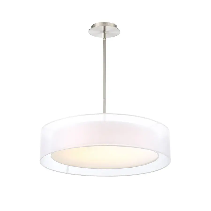 Metropolis 24" LED Drum Pendant Light