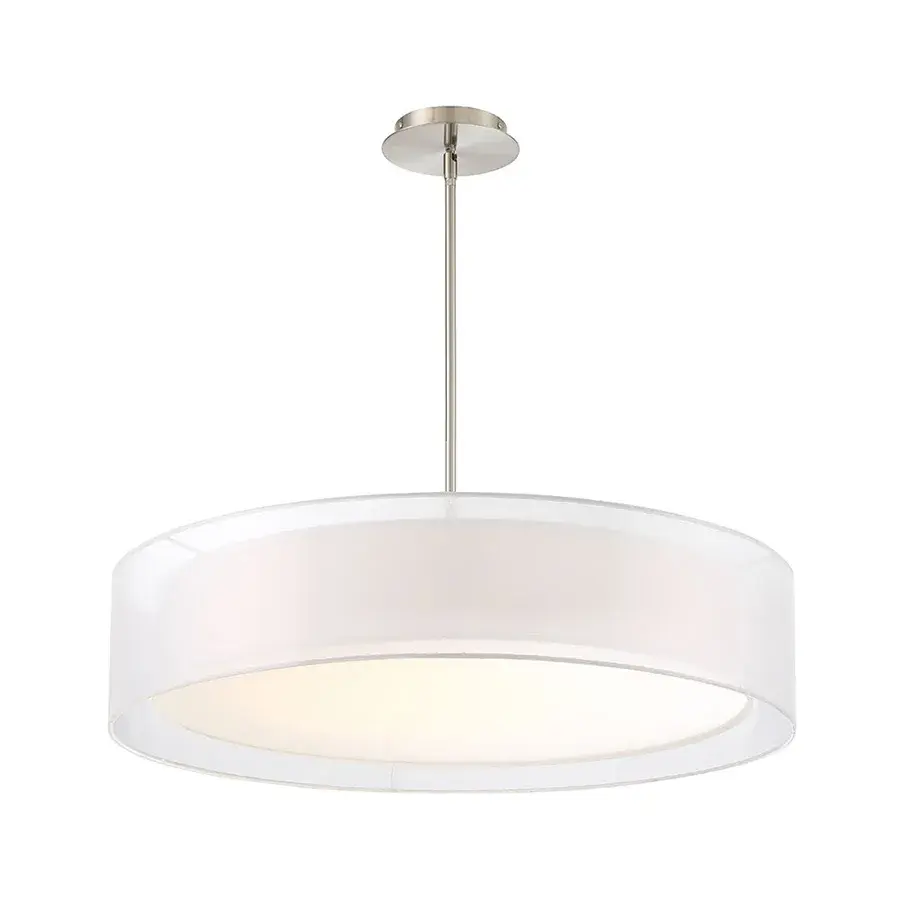 Metropolis 30" LED Drum Pendant Light