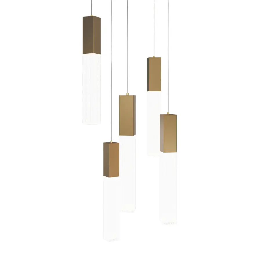 Cinema 5-Light Round Multi-Light Pendant - Image 1