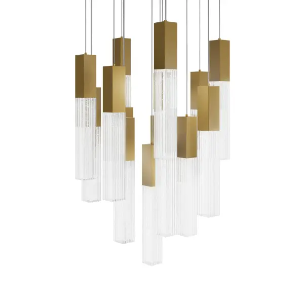 Cinema 15-Light Round Multi-Light Pendant