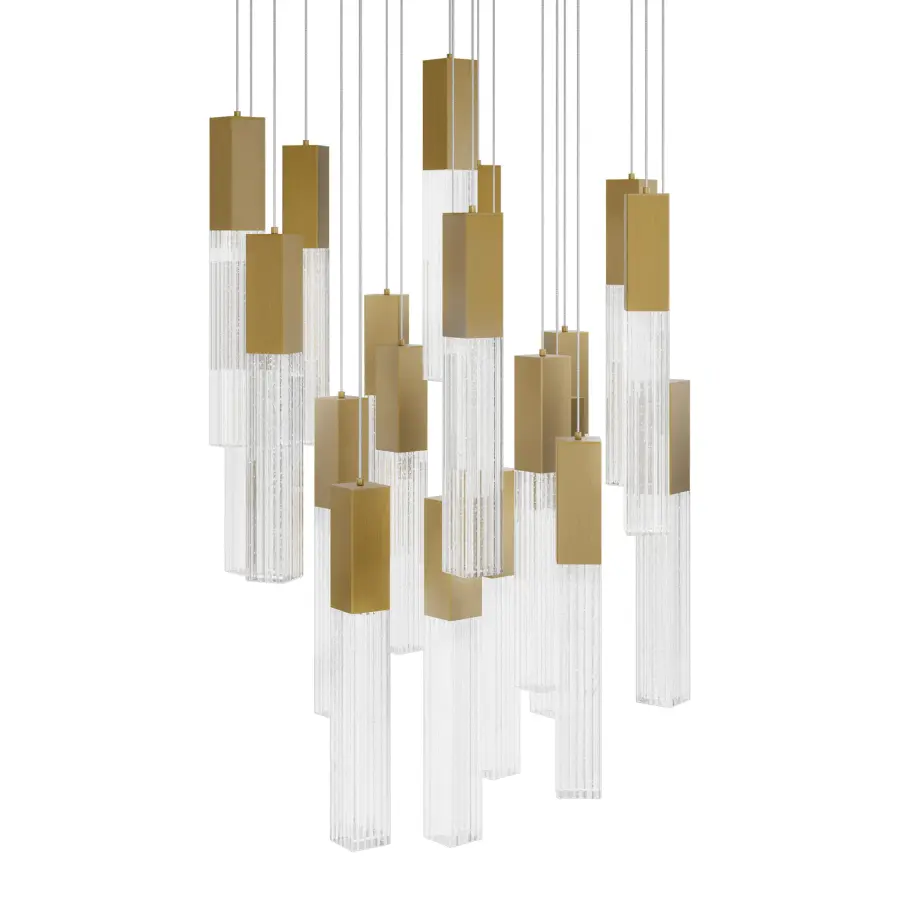 Cinema 21-Light Round Multi-Light Pendant