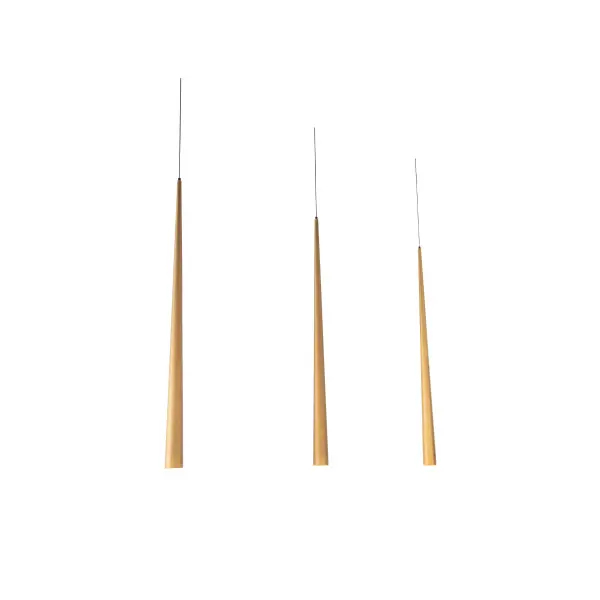 The Cascade multilight pendant delivers 13,000 lumens across 54 inches of refined minimalist design. Aged brass finish and etched caps create understated luxury while 23 LED modules provide exceptional light output for large spaces.