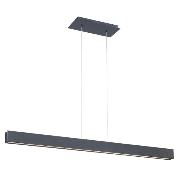 BDSM 42" Linear LED Pendant in Black