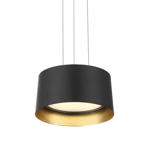 The Marimba Mini Pendant brings Mondrian-inspired geometric design to life with luxurious gold leaf detailing and efficient LED technology. Perfect for adding upscale artistic flair to intimate spaces.
