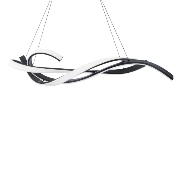 The Tidal Chandelier transforms lighting into floating art with its 57-inch handcrafted aluminum form and integrated LED technology. Each piece features unique variations from artisan craftsmanship, delivering museum-quality design with exceptional energy efficiency and light output.