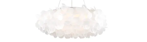 Fluffy 22" LED Chandelier