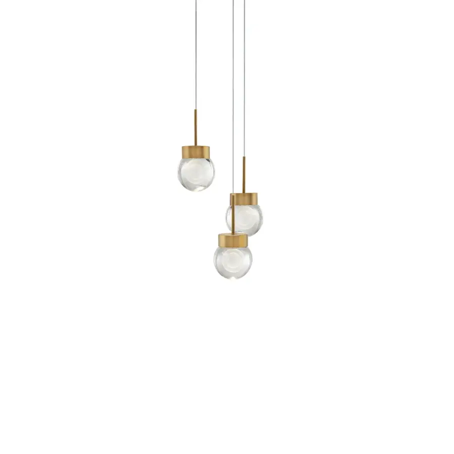 Double Bubble 12" LED Multilight Pendant Light