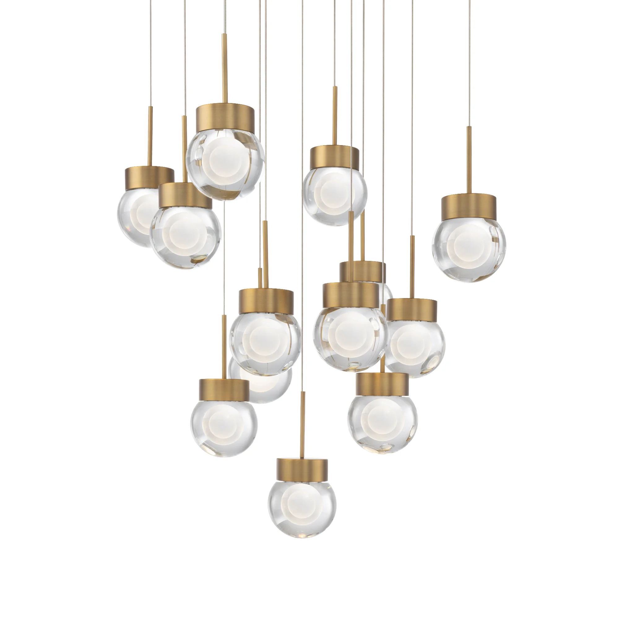 Double Bubble 20" LED Multilight Pendant Light