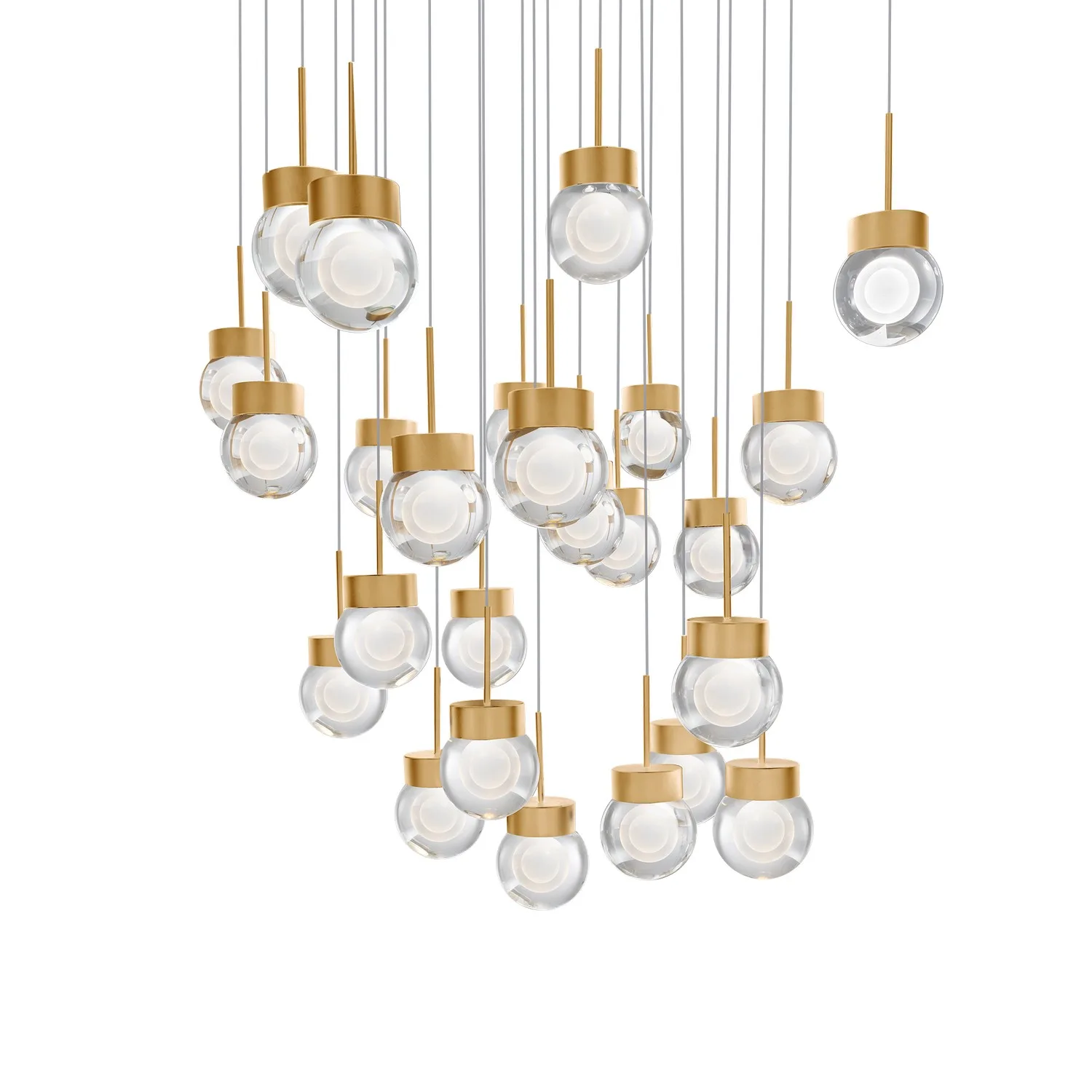 Double Bubble 28" LED Multilight Pendant