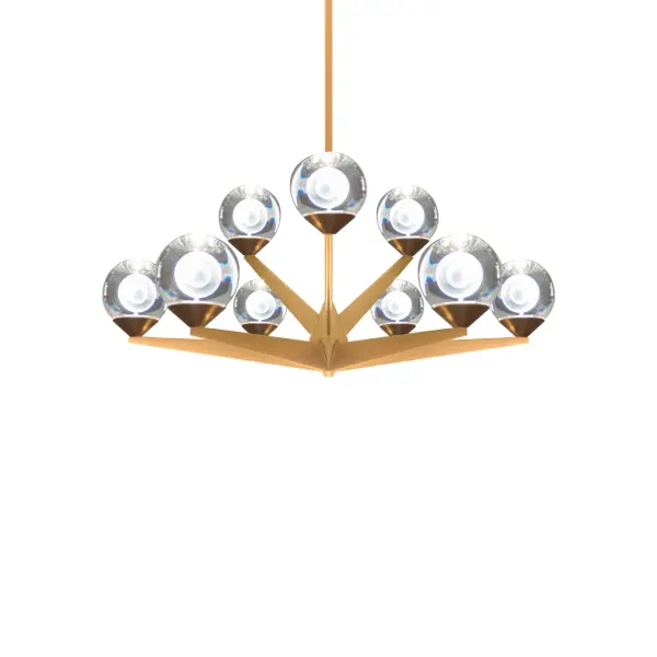 Double Bubble 27" LED Chandelier