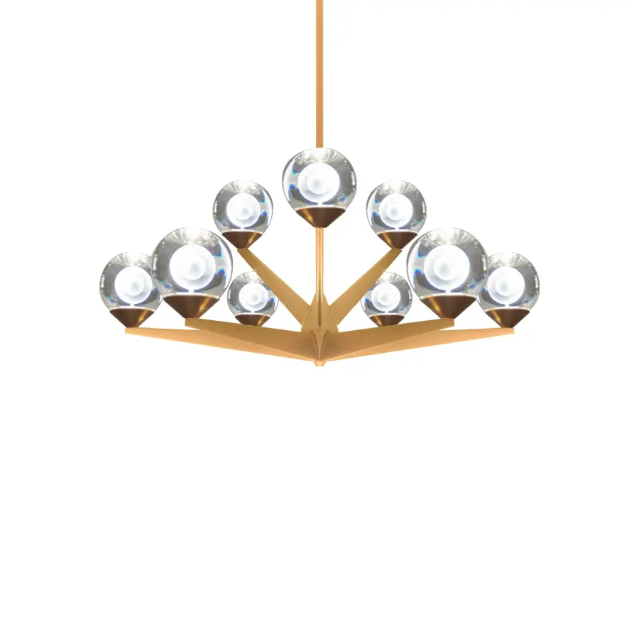 Double Bubble 27" LED Chandelier