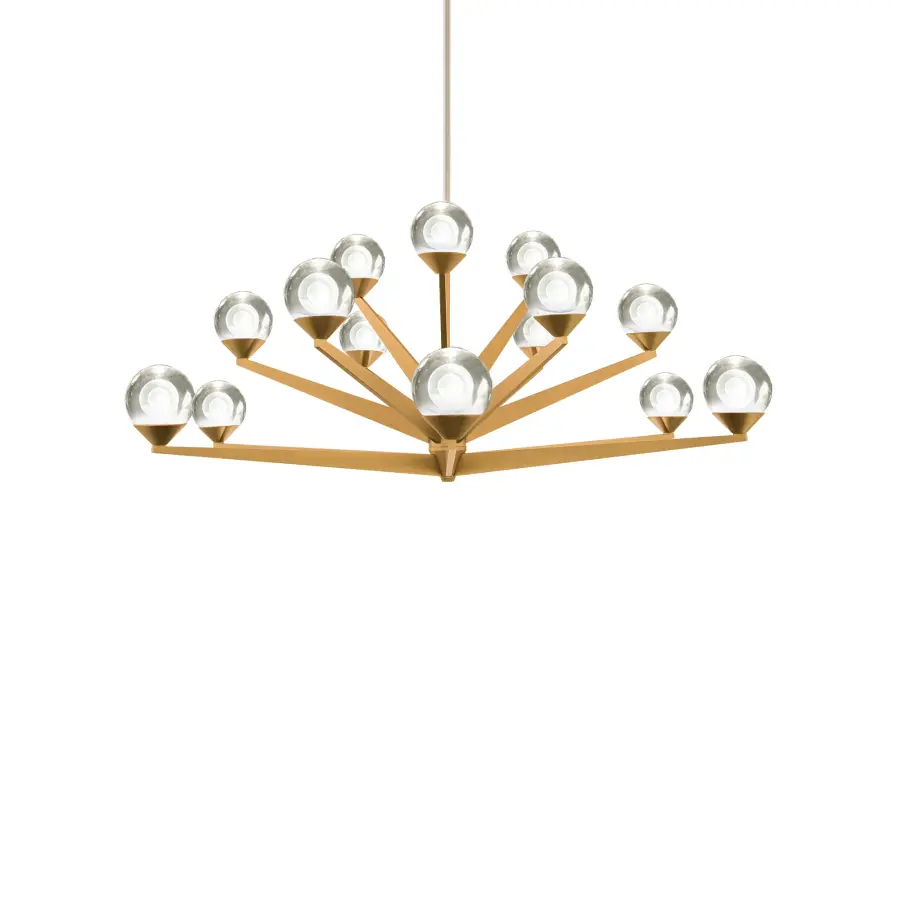 Double Bubble 42" LED Chandelier